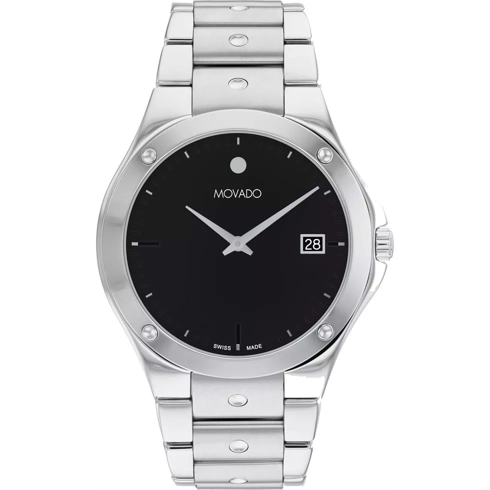 Movado Excel Black Watch 40mm