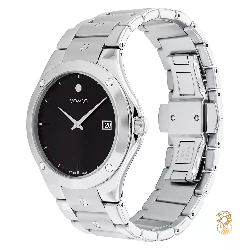 Movado Excel Black Watch 40mm