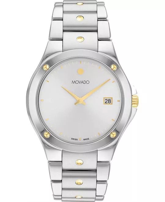 Movado Excel Silver Watch 40mm