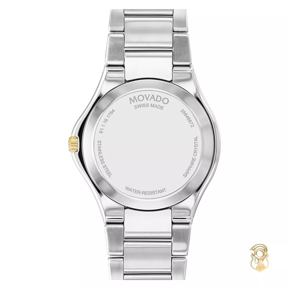 Movado Excel Silver Watch 40mm