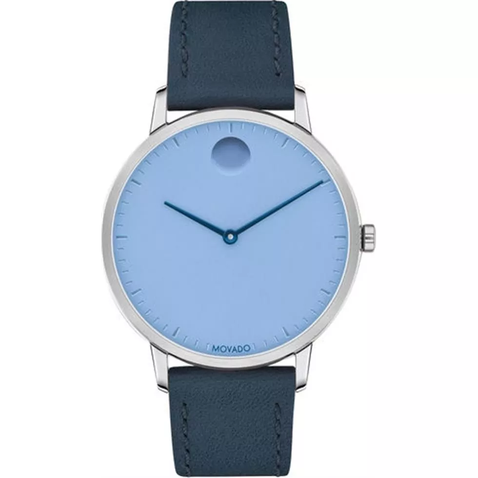 Movado Face Blue-toned Dial Watch 35mm