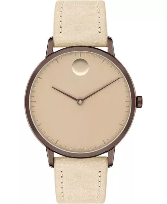 Movado Face Bronze Ion-Plated Watch 35mm 
