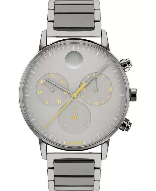 Movado Face Grey Men's Watch 43mm