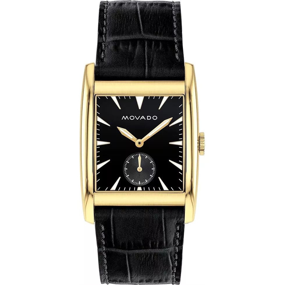 Movado Heritage Black Dial Watch 41mm