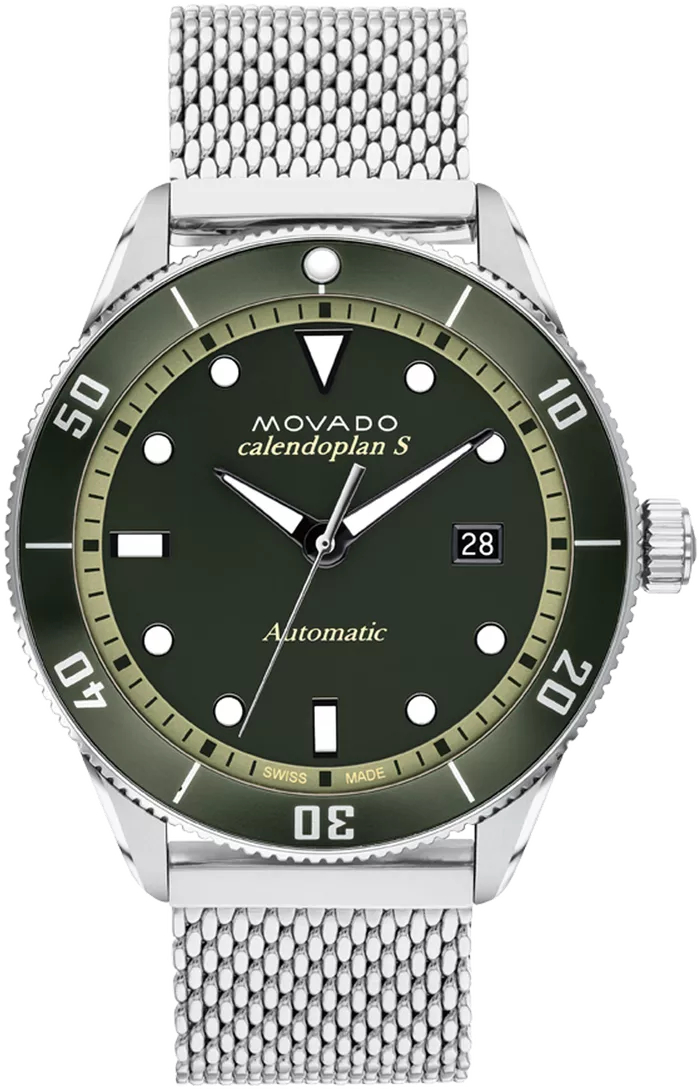 MSP: 100647 Movado Heritage Series 3650135 Watch 43mm 27,050,000