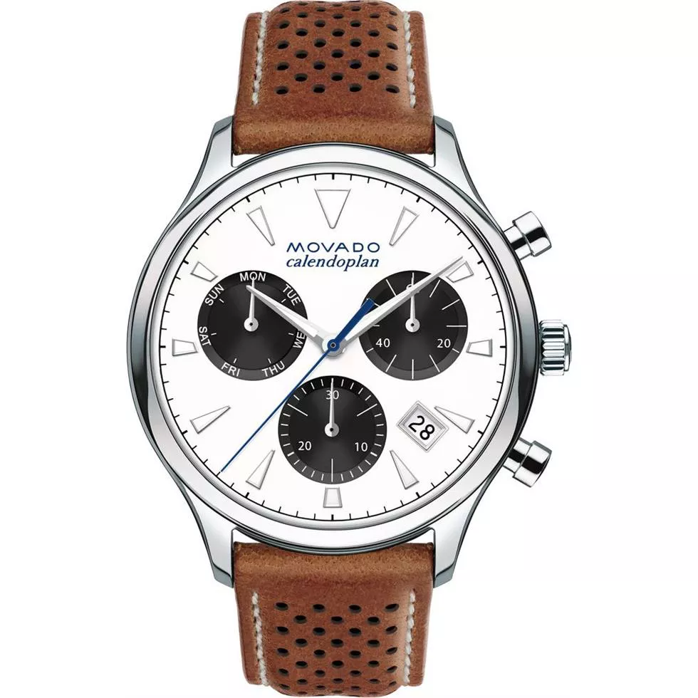 MOVADO HERITAGE SERIES WATCH 43mm 