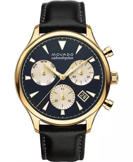 MOVADO HERITAGE SERIES WATCH 43MM