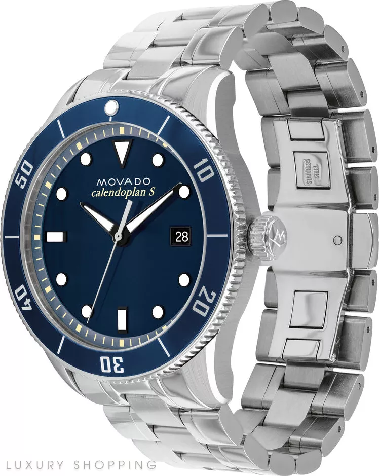 Movado Heritage Series Calendoplan Watch 43mm