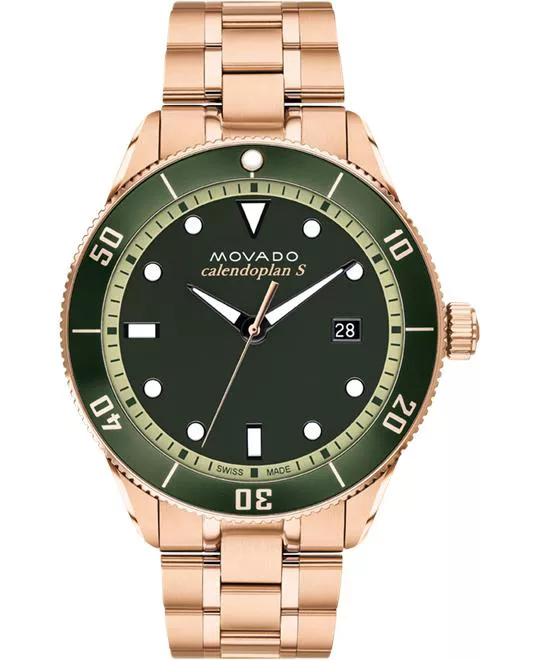Movado Heritage Series Calendoplan Watch 43mm