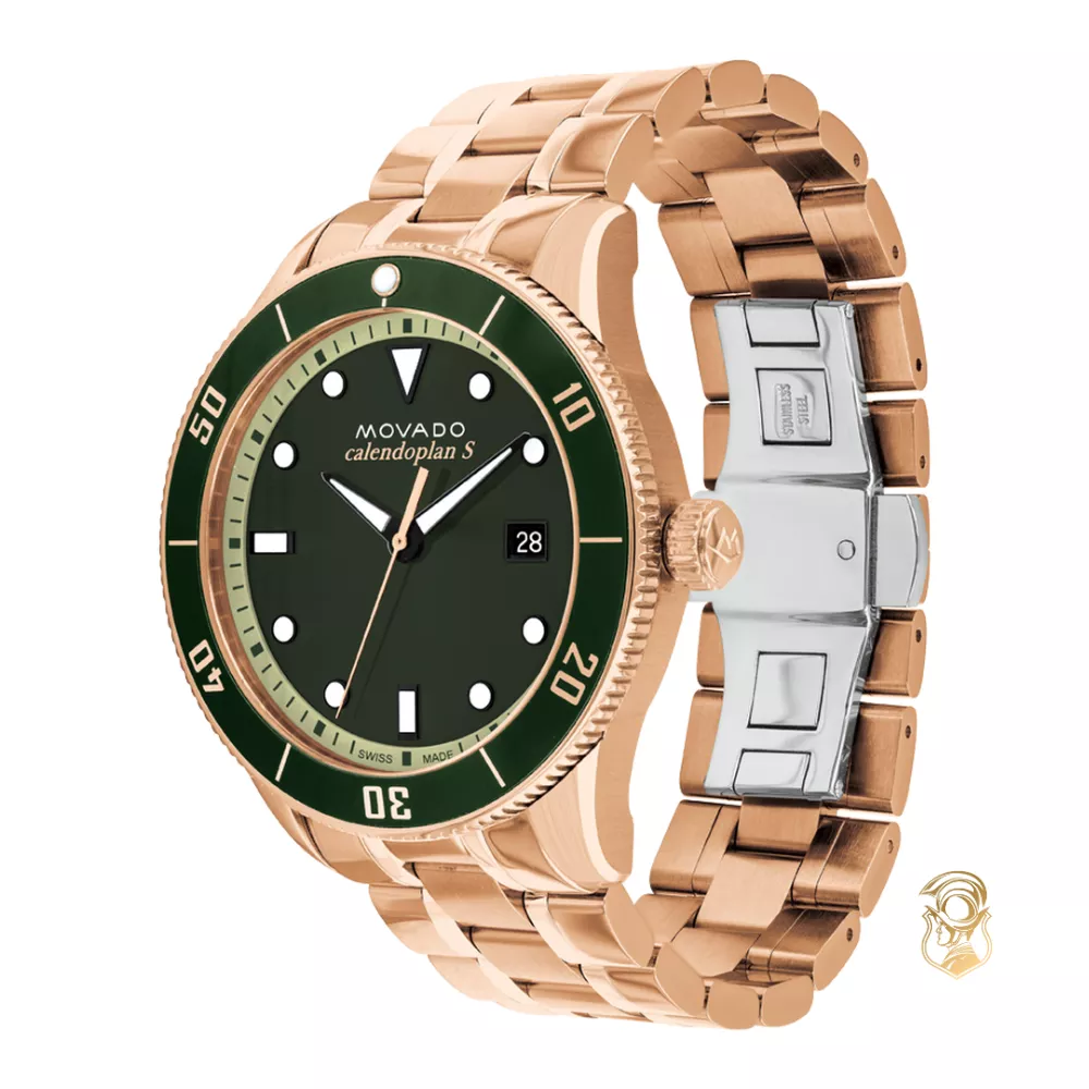 Movado Heritage Series Calendoplan Watch 43mm