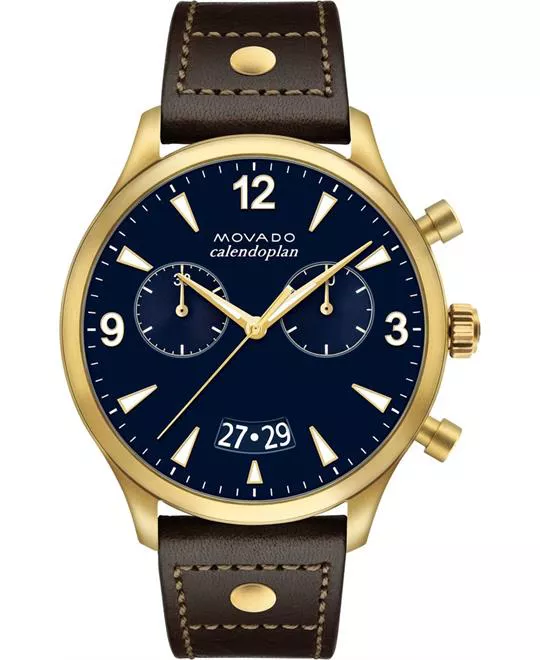 MOVADO HERITAGE SERIES WATCH 45MM