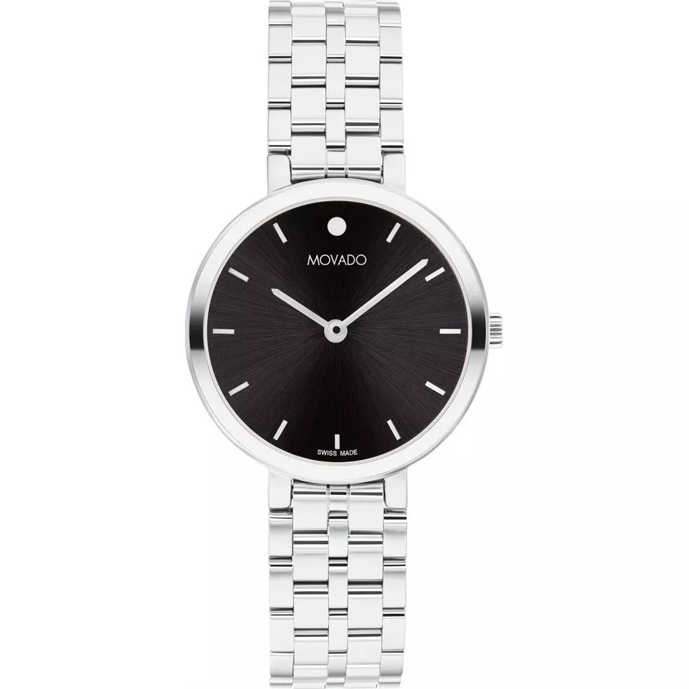 Movado Kora Silver-Tone Watch 28mm