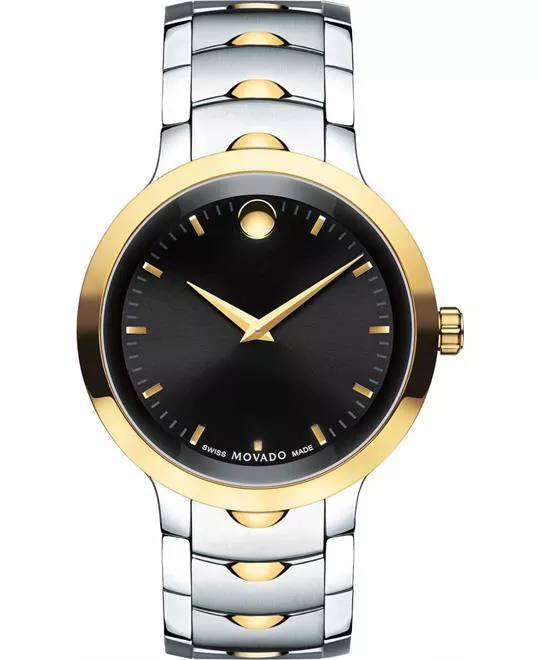 Movado Luno Yellow Gold PVD Watch 40mm 