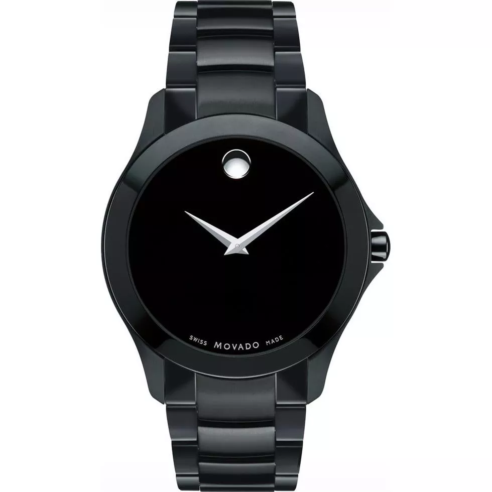 Movado Masino Black Ion-plated Watch 38mm