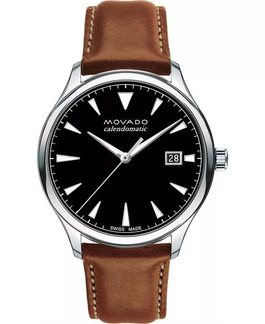 Movado Heritage Brown Watch 40mm