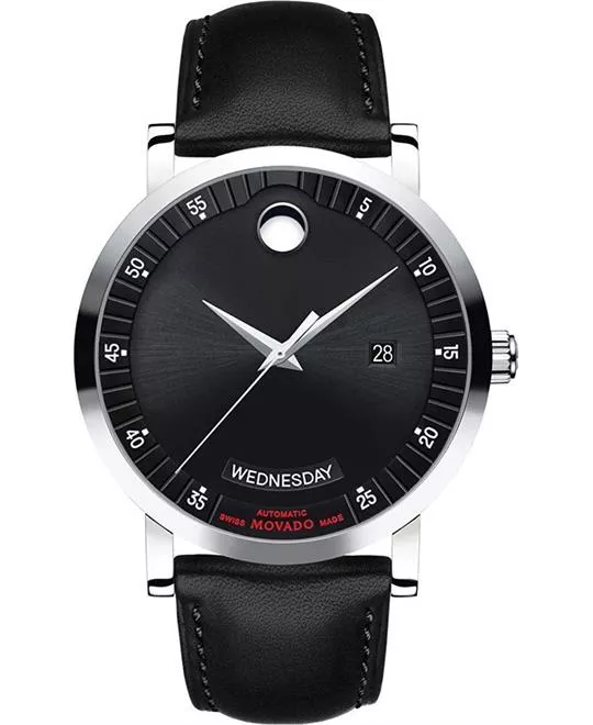 Movado Men's Red Label Wrist Watch 42mm