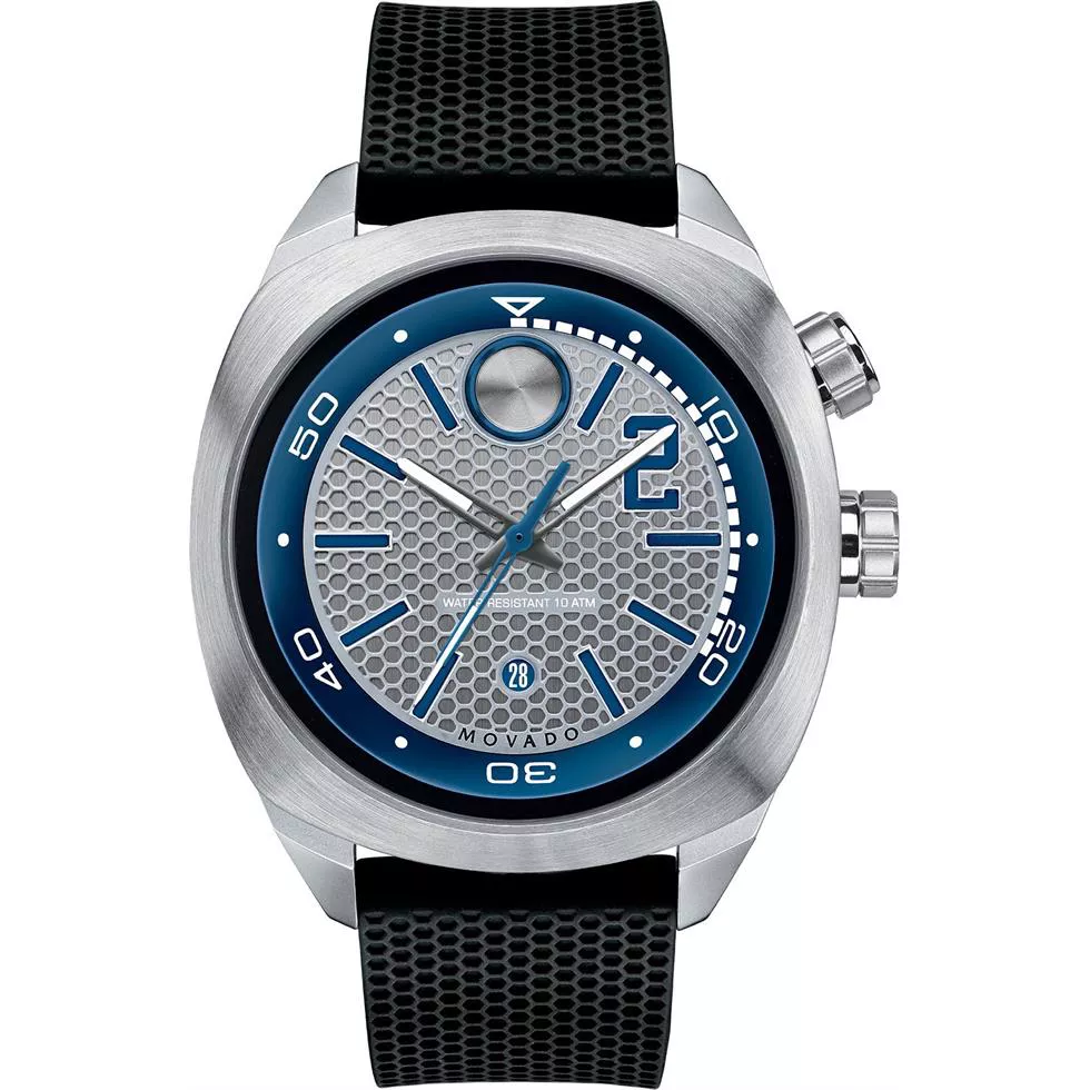 Movado Bold Textured Swiss Watch 44mm 