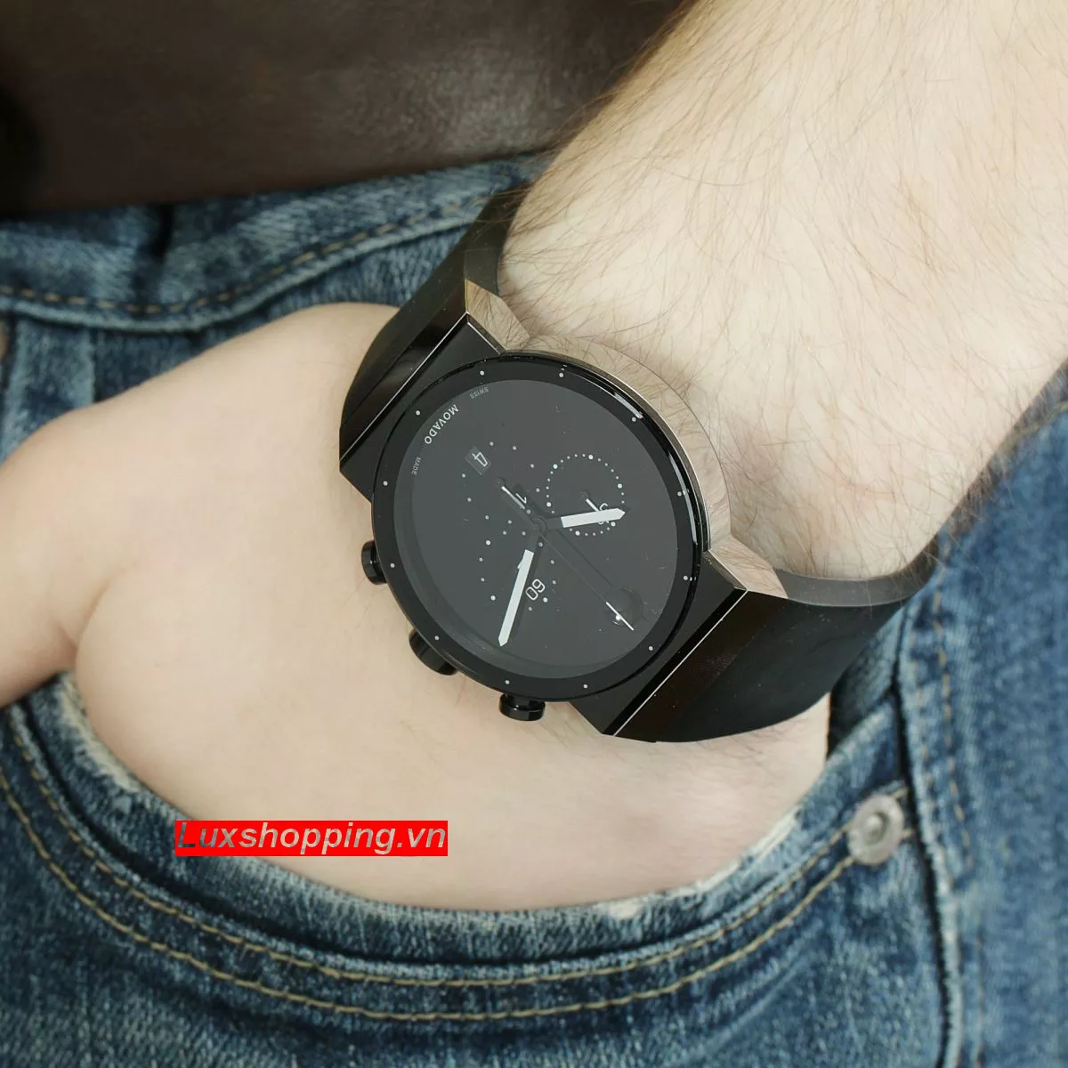 Movado Sapphire Synergy Swiss Watch 42mm 