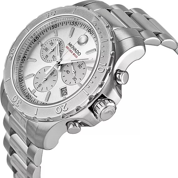 Movado Series 800 Swiss Chronograph Watch 42mm 
