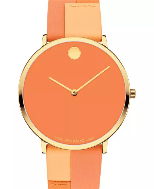 Movado Modern 47 Orange Watch 40mm