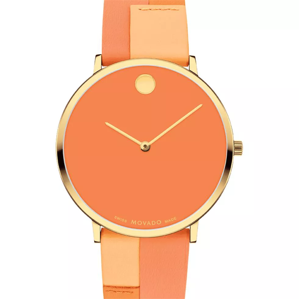 Movado Modern 47 Orange Watch 40mm