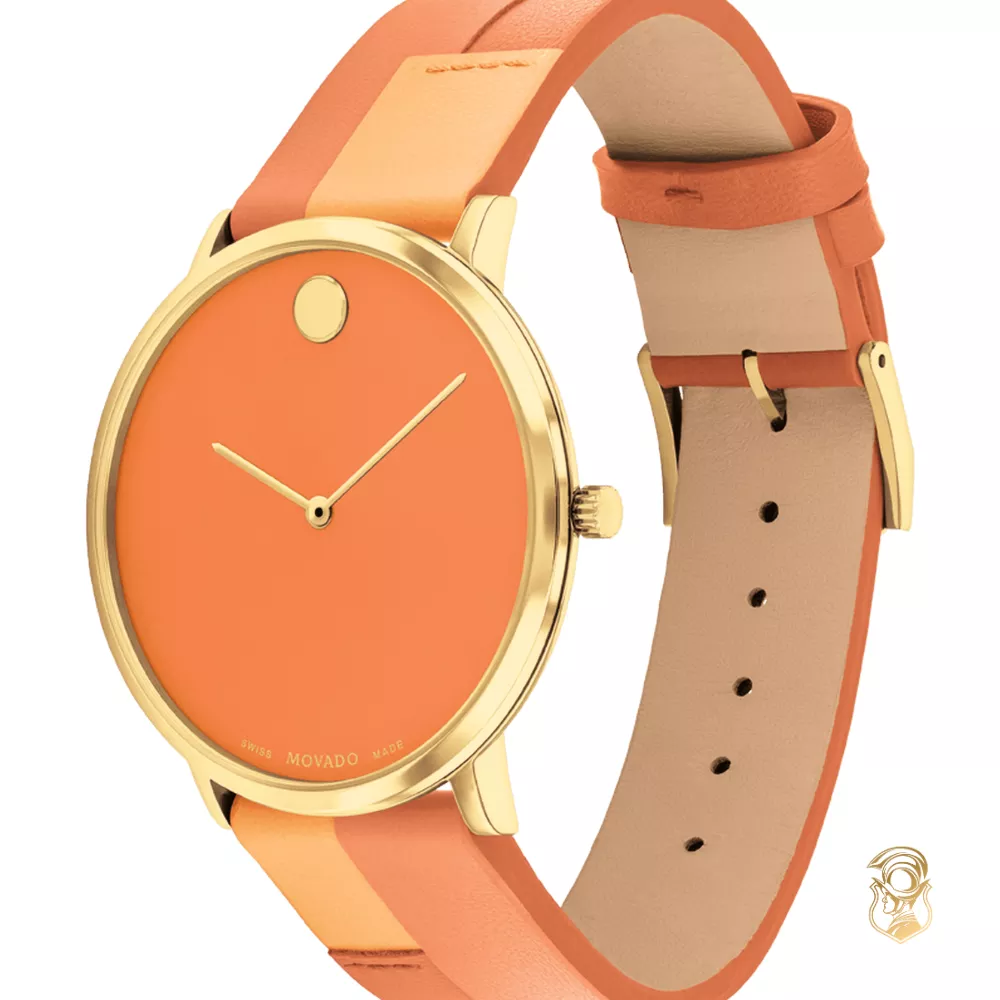 Movado Modern 47 Orange Watch 40mm