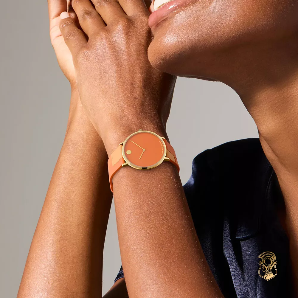 Movado Modern 47 Orange Watch 40mm