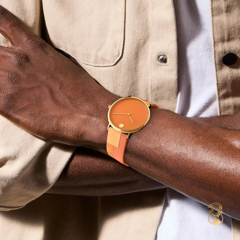 Movado Modern 47 Orange Watch 40mm