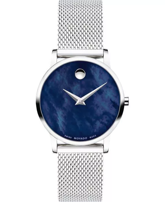 Movado Museum Classic Blue Watch 28mm  