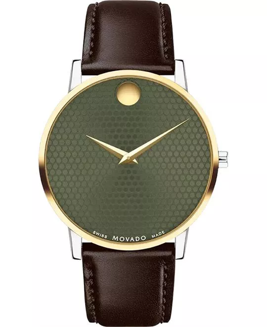 Movado Museum Classic Green Watch 40mm