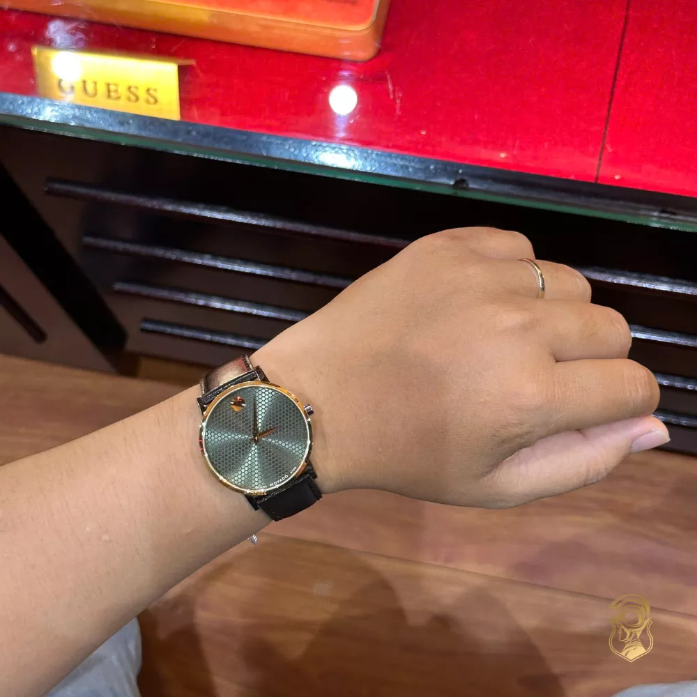 Movado Museum Classic Green Watch 40mm