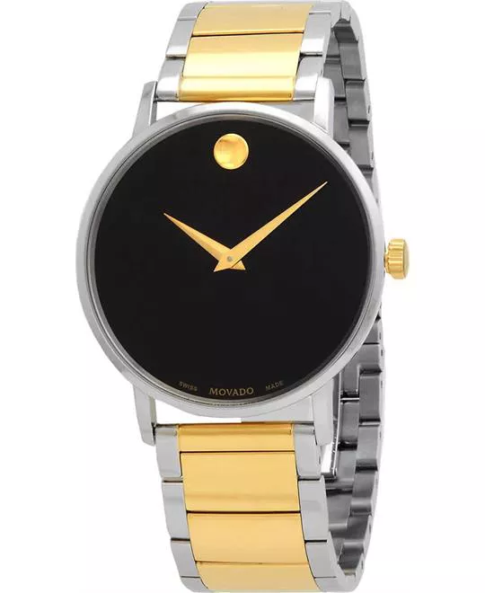 Movado Museum Classic Quartz Black Dial Watch 40mm