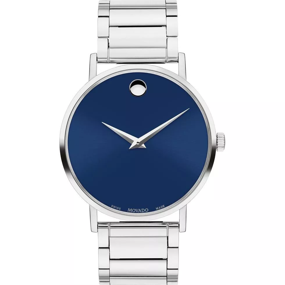 Movado Museum Classic Quartz Smoke Watch 40mm