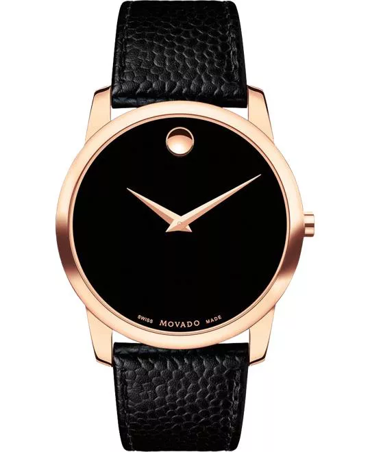 Movado Museum Classic RG PVD Watch 40mm