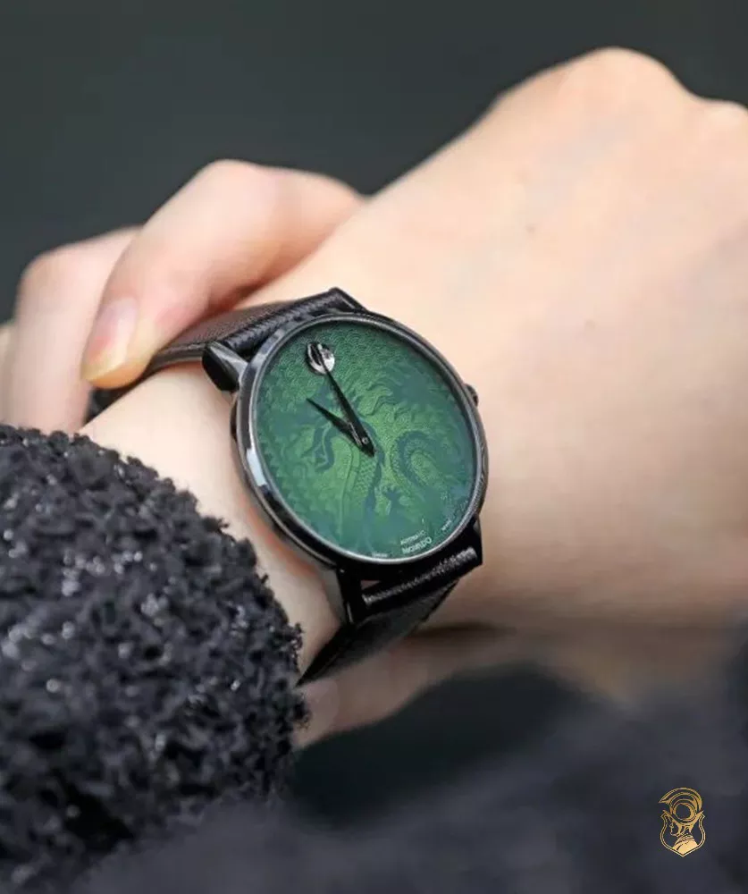 Movado Jade Dragon Limited Edition Watch 40mm