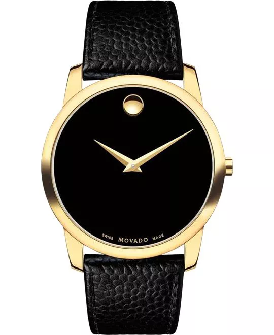 Movado Museum Gold Plated Watch 40mm