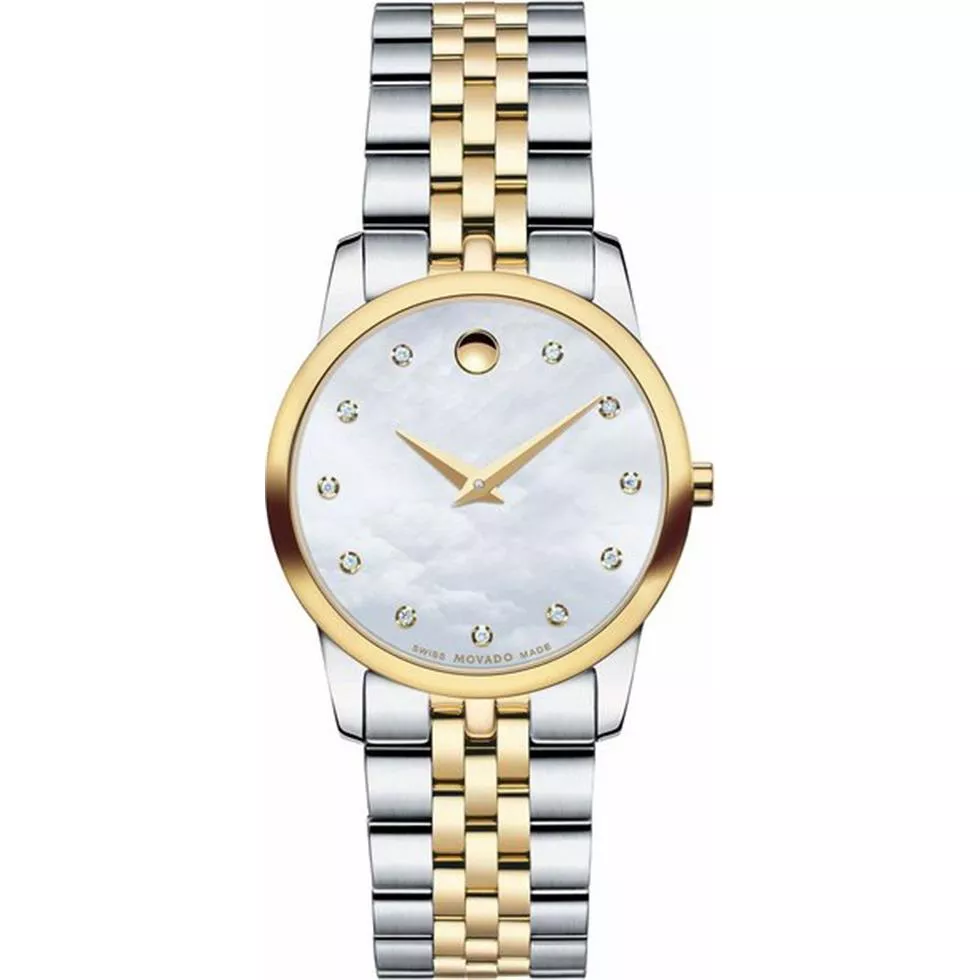 Movado Museum Mother of Pearl Watch 28mm