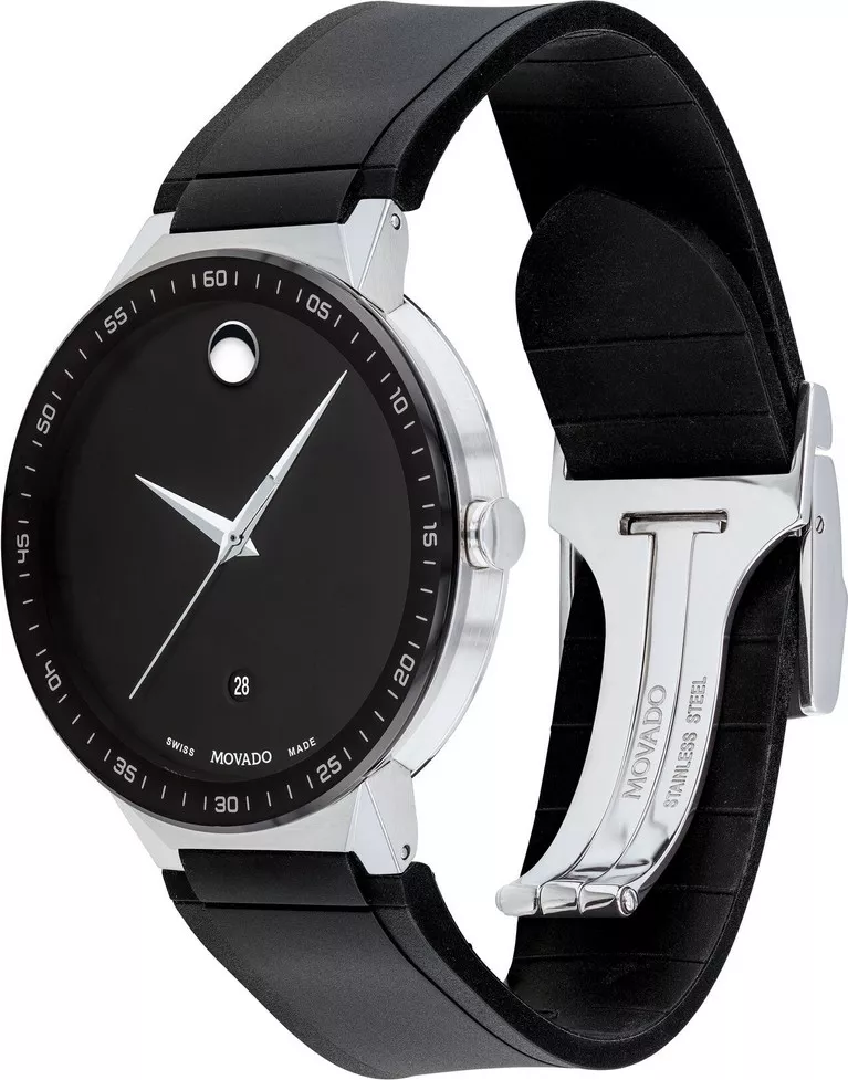 Movado Sapphire Black Men's Watch 41mm