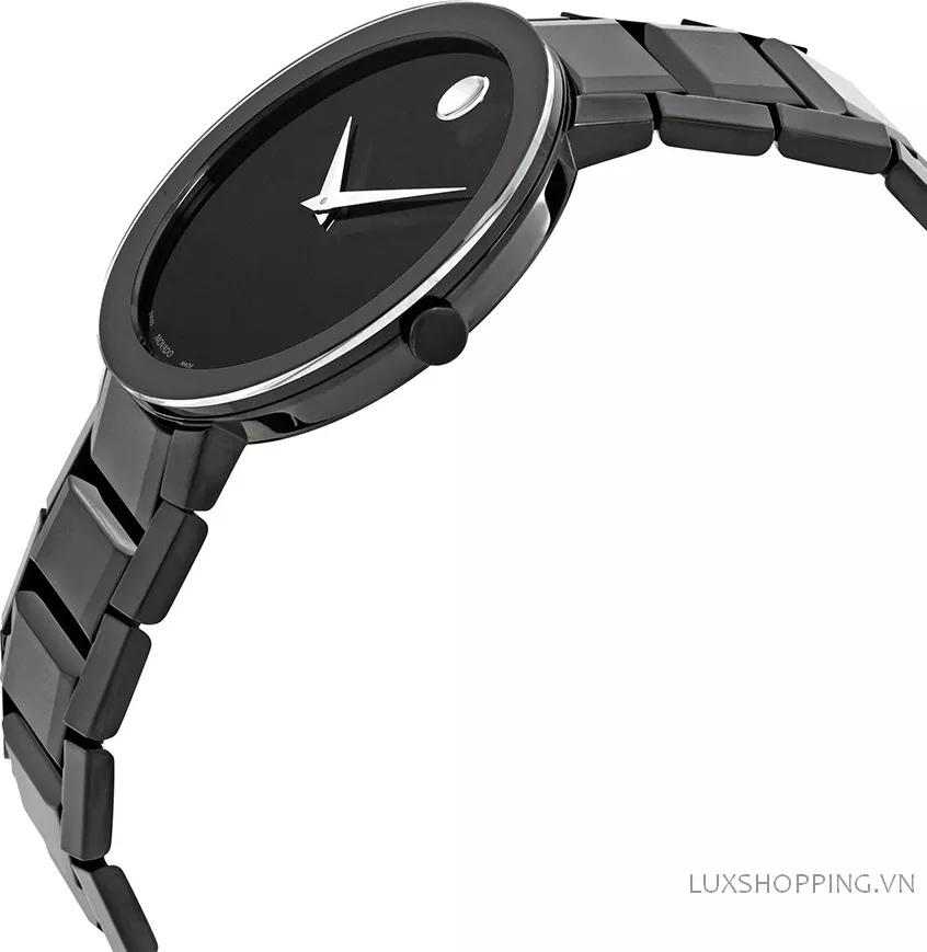 Movado Sapphire  Black PVD Watch 39mm