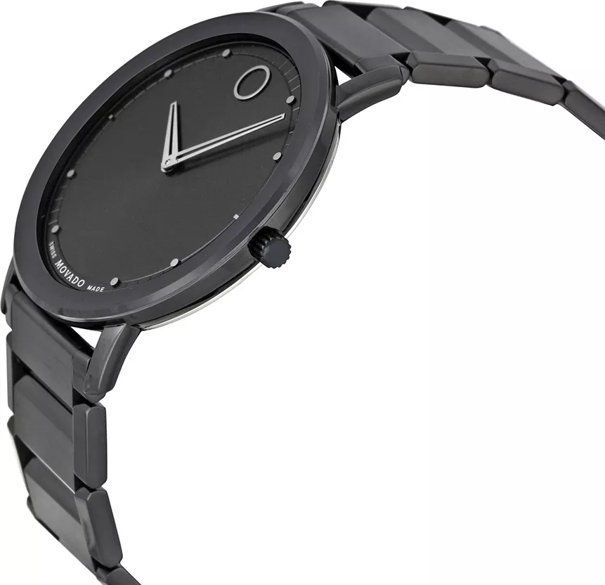 Movado Sapphire Swiss Black PVD Watch 40mm