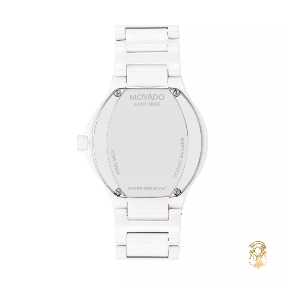 Movado SE Ceramic White Watch 32mm