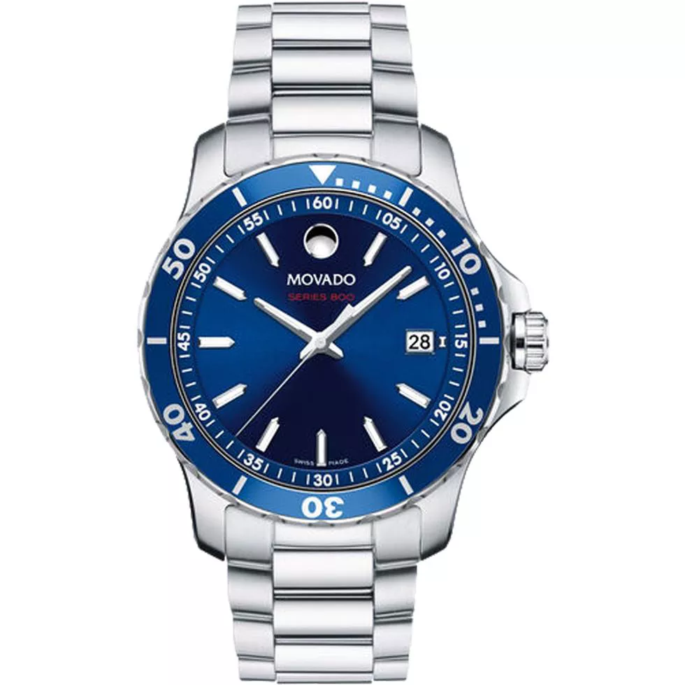 MOVADO Series 800 Blue Men's Watch 40mm
