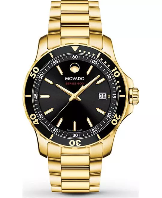 Movado Series 800 Gold PVD Watch 40mm