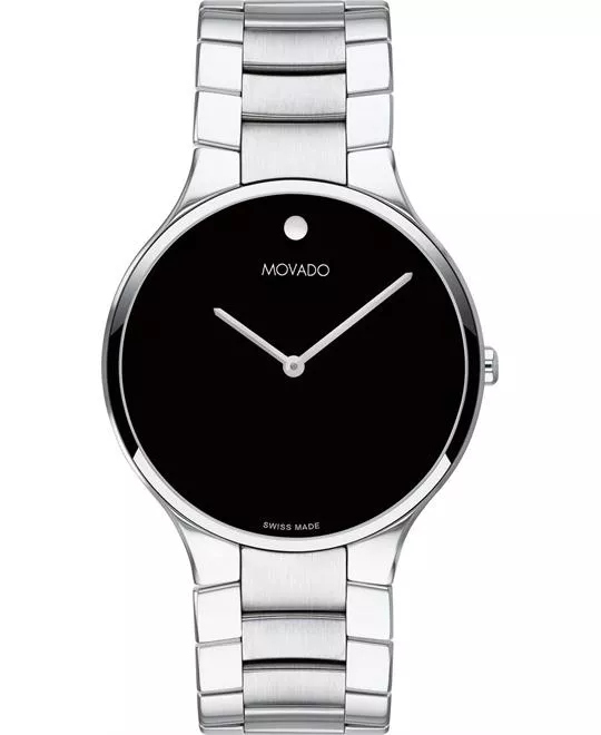 Movado Serio Silver-Tone Men's Watch 38mm