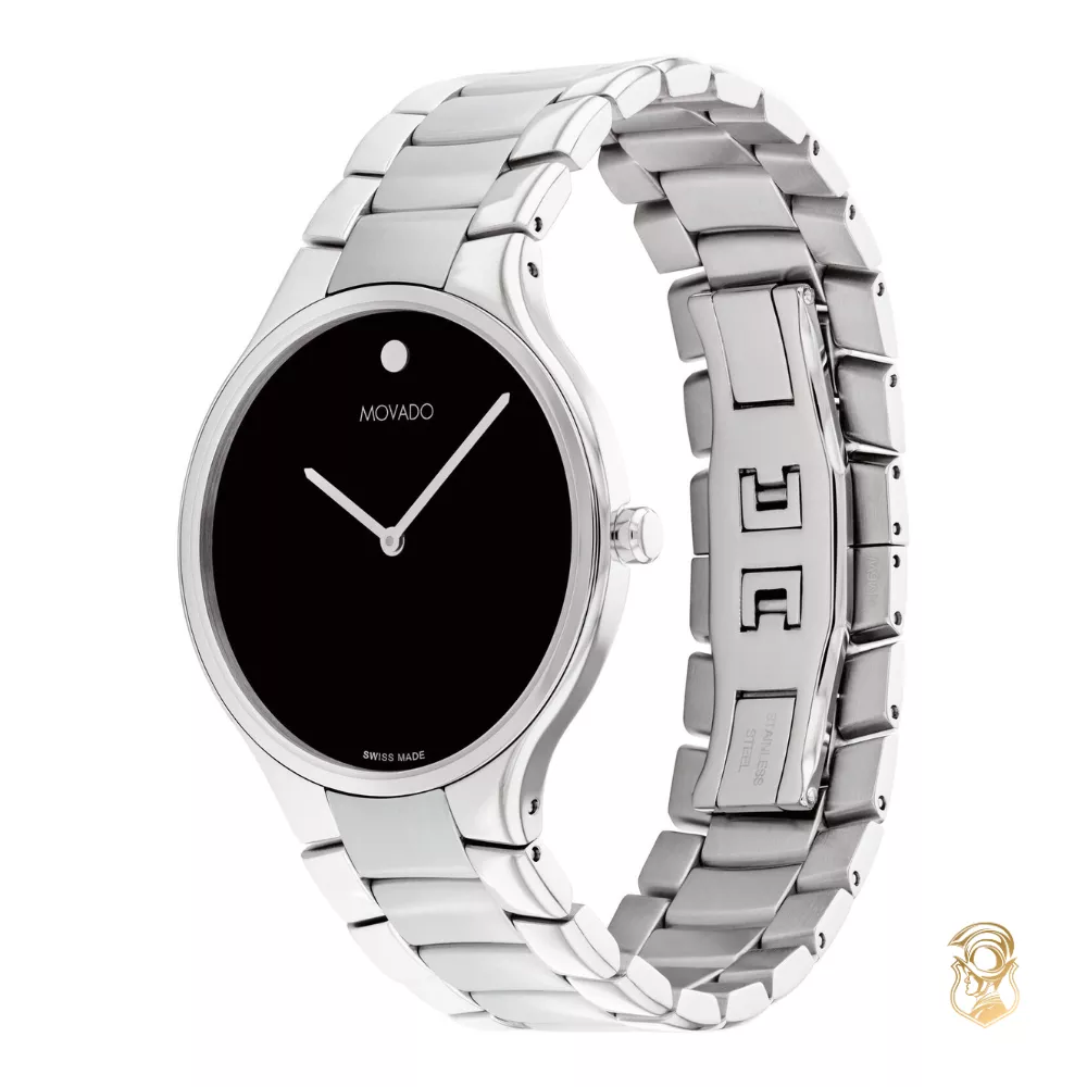 Movado Serio Silver-Tone Men's Watch 38mm