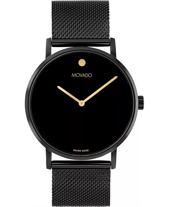 Movado Signature Black Tone Watch 40mm