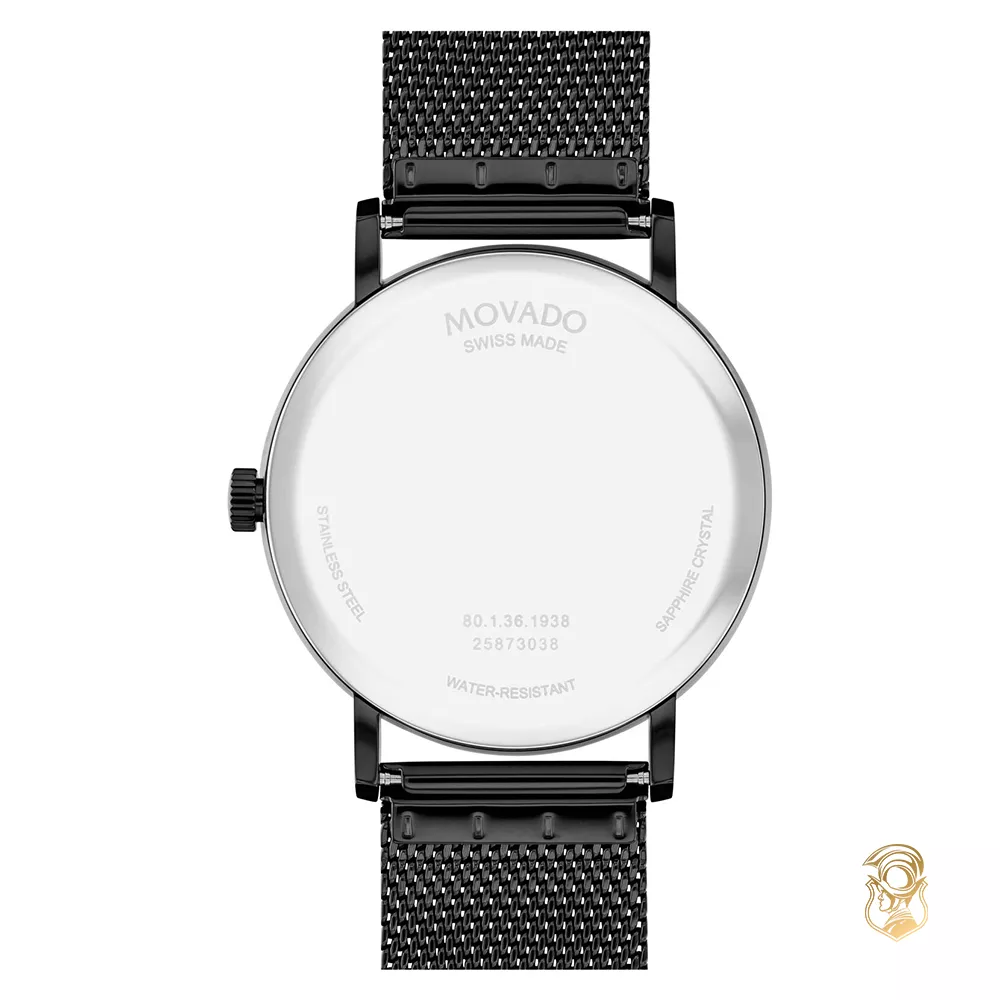 Movado Signature Black Tone Watch 40mm