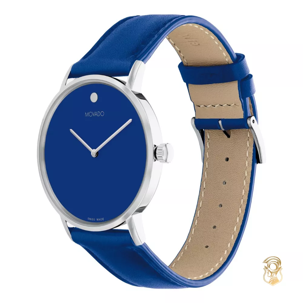 Movado Signature Blue Watch 40mm