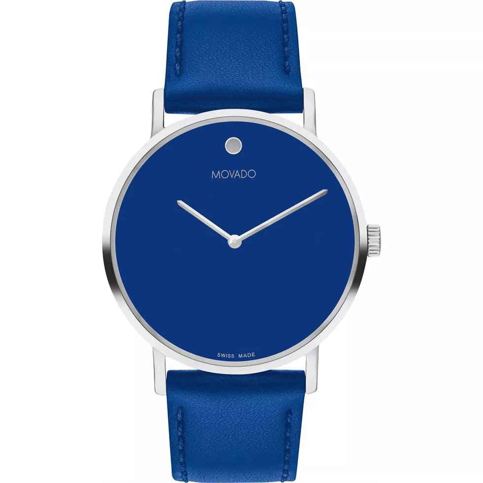 Movado Signature Blue Watch 40mm