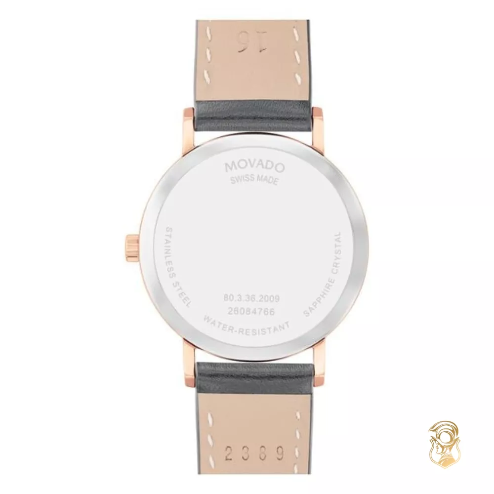 Movado Signature Grey-Tone Watch 32mm